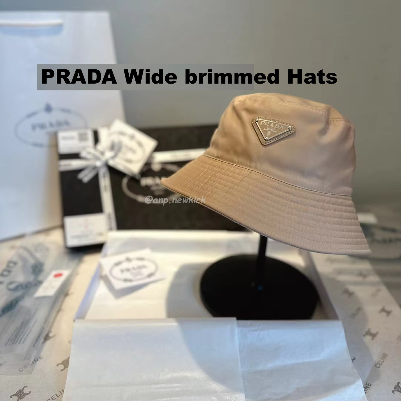 Prada Wide Brimmed Hats (3) - newkick.org